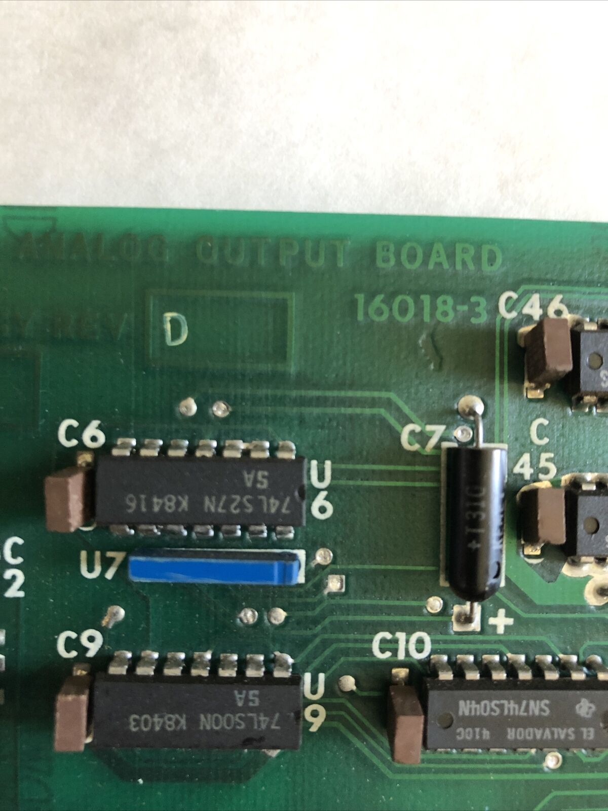 Novatech A16451,16018-3,A16451 D Pc Board Analog Output Board,Bm