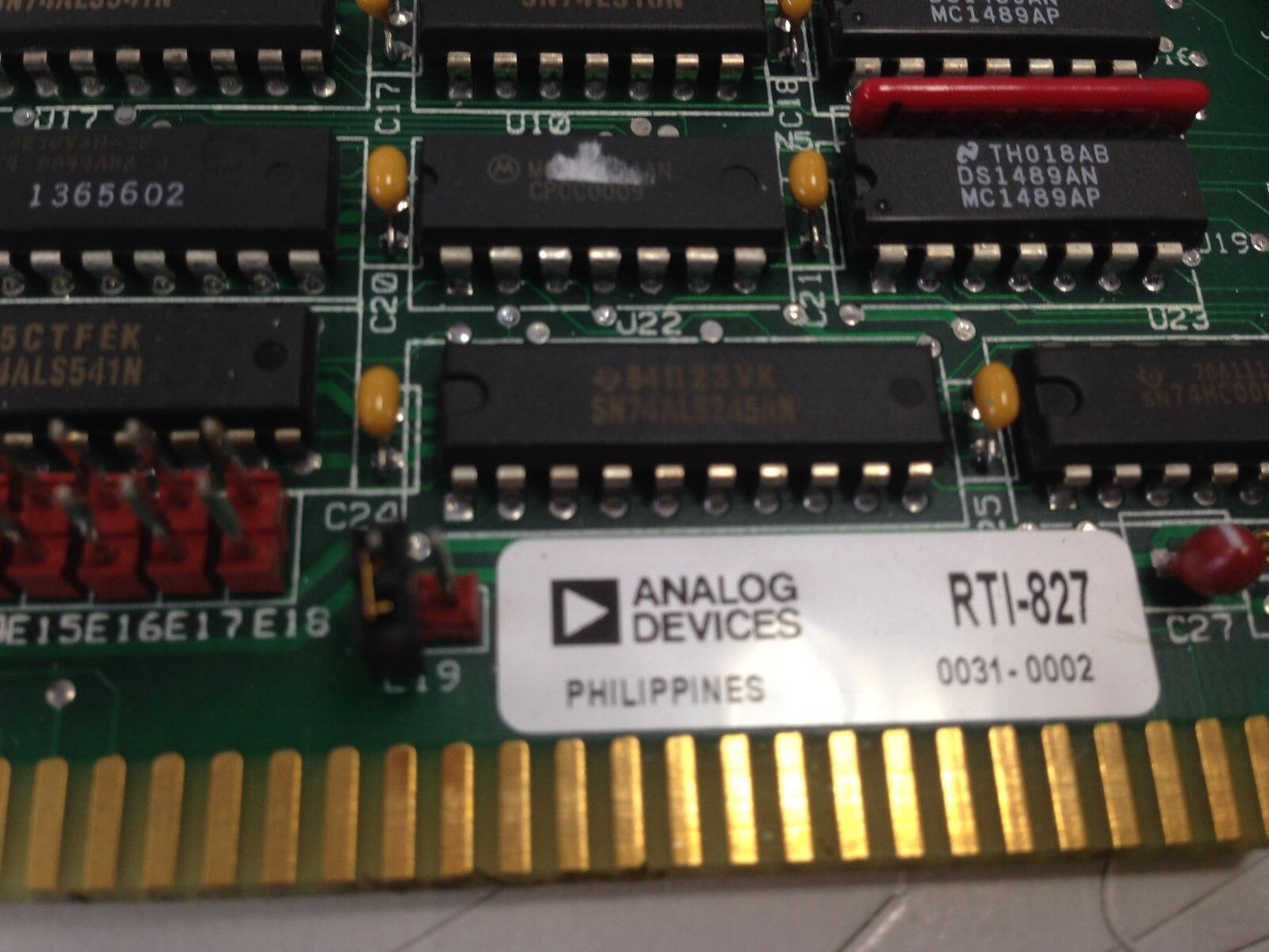 Analog Device Rti-827 Plc Pce Board 71-1323802 Rev A,Dc