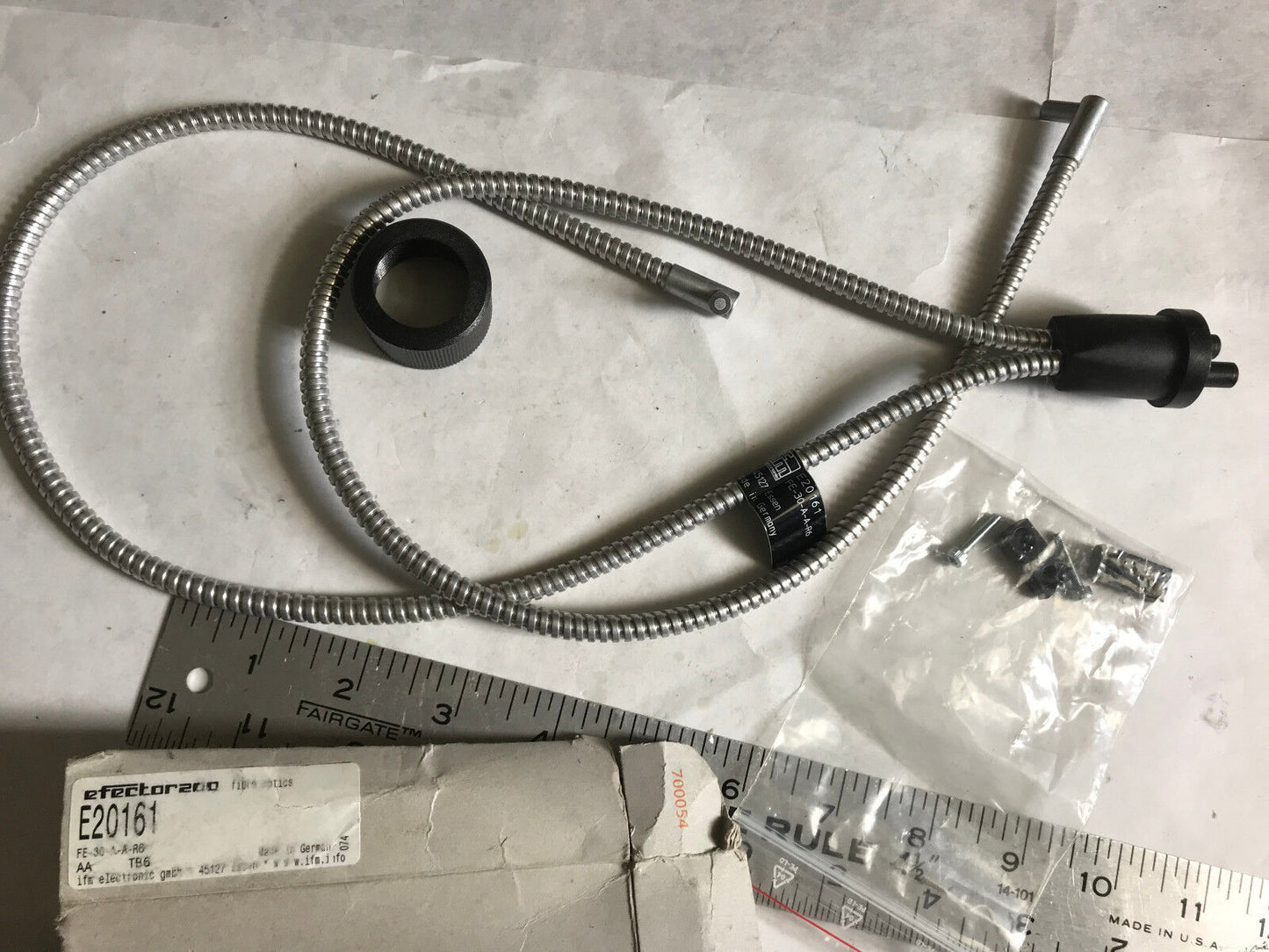 New Ifm Efector 200 E20161 Fiber Sensor Cable, Ifm Fe-30-A-A-R6,Eq