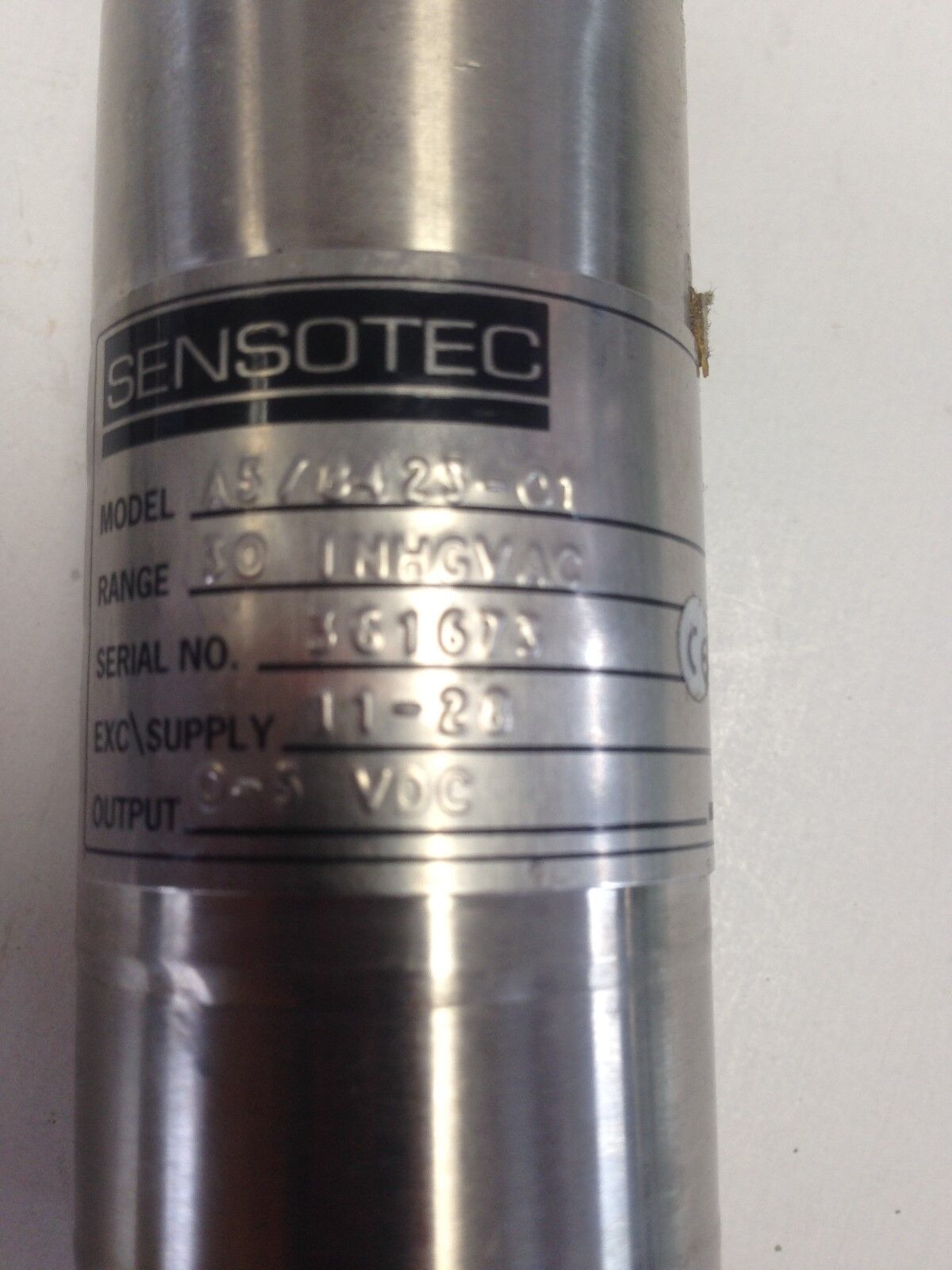 Sensotec A5/8423-01 Pressure Transmitter,Bl