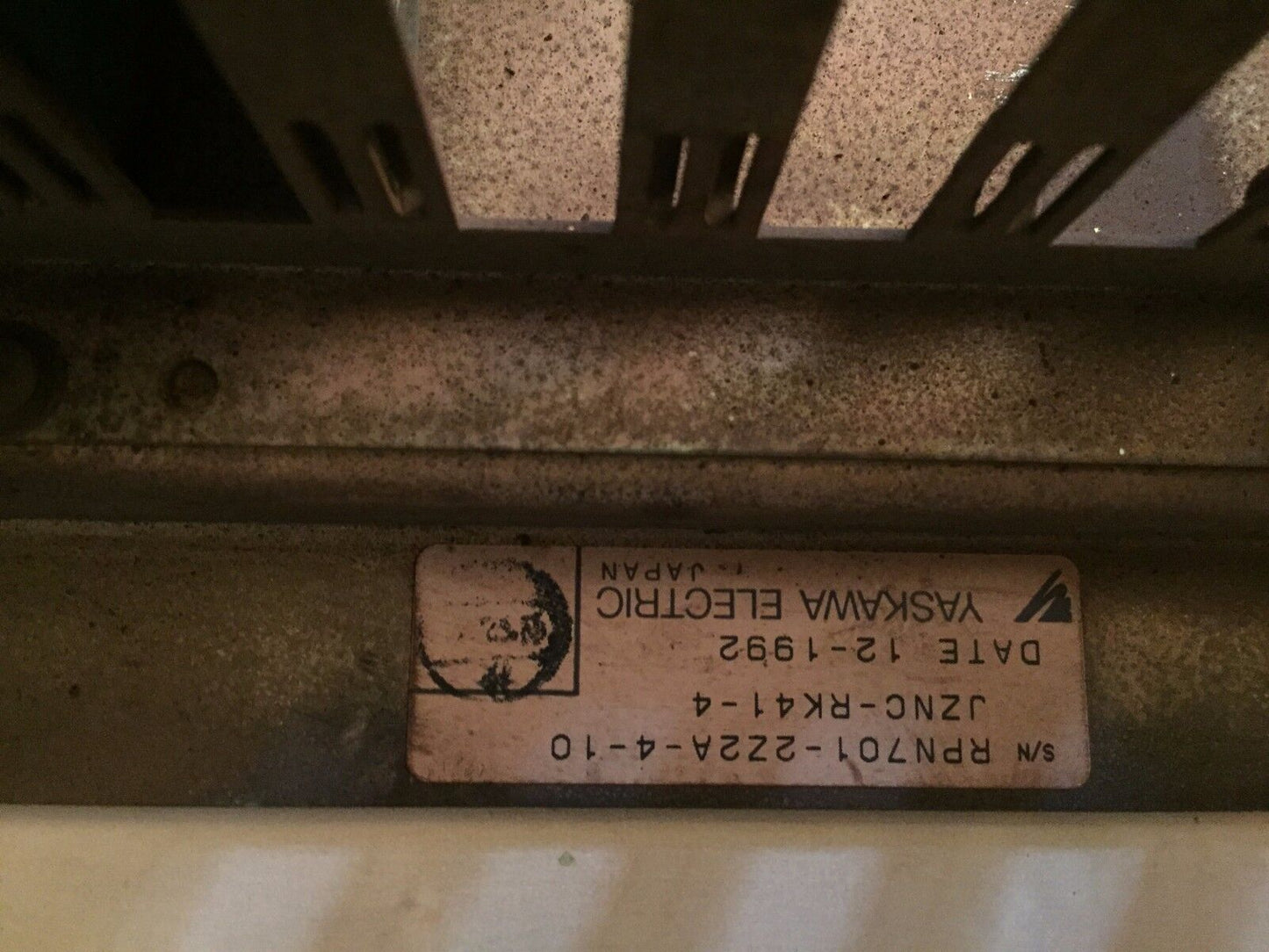 Yaskawa Electric Jznc-Rk41-4 Rack With Cps-10Fb,Cpi1,Mmi4, Mmi3 Board,Ch