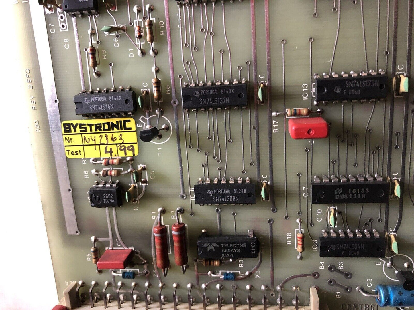 Wyttenbach Ind Elektronik Edv 462.0401 1320,600 Rev Defg,Bystronic Ny2364,Tc