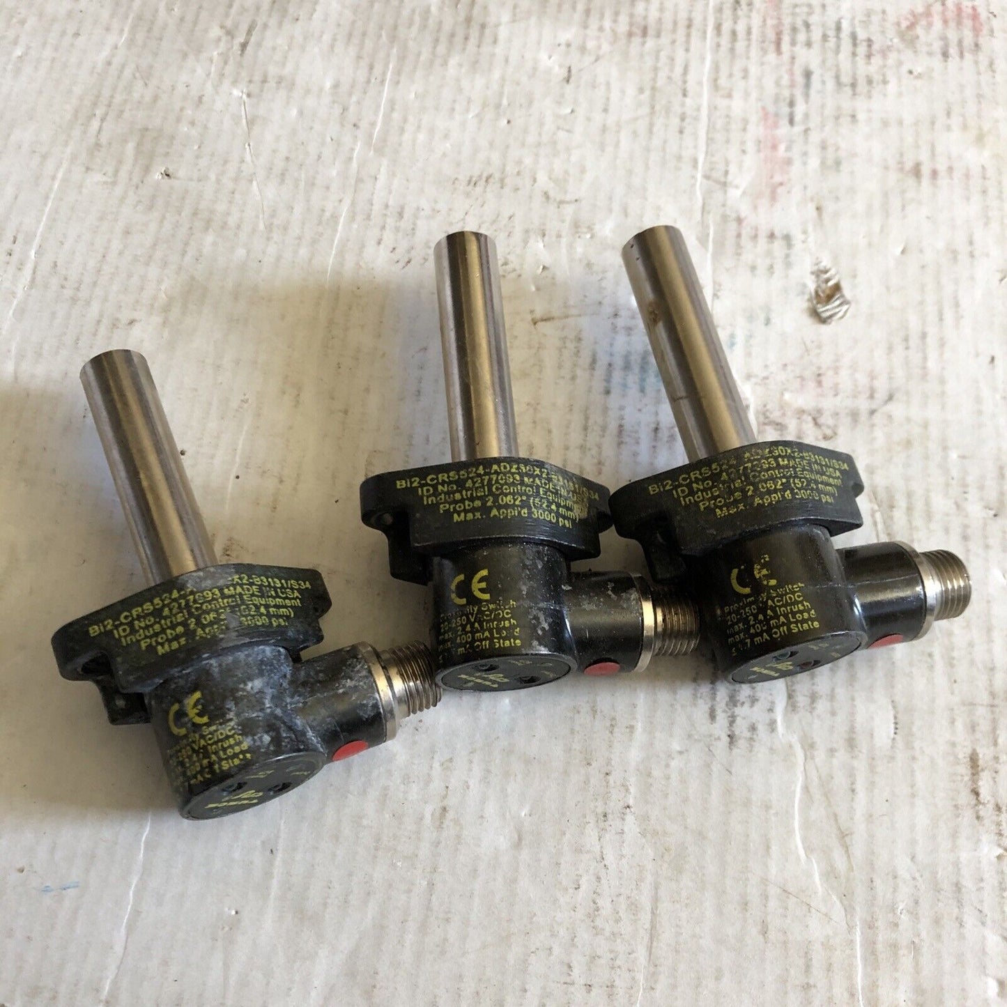 Lot 3 Turck Bi2-Crs524-Adz30x2-B3131/S34 Turck 1597Uc Proximity Sensor Turck,Ea