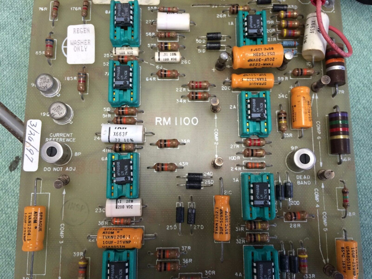 Burton Rm1100 Regulator Card Rmiioo ,Comp No 413-048,Cx