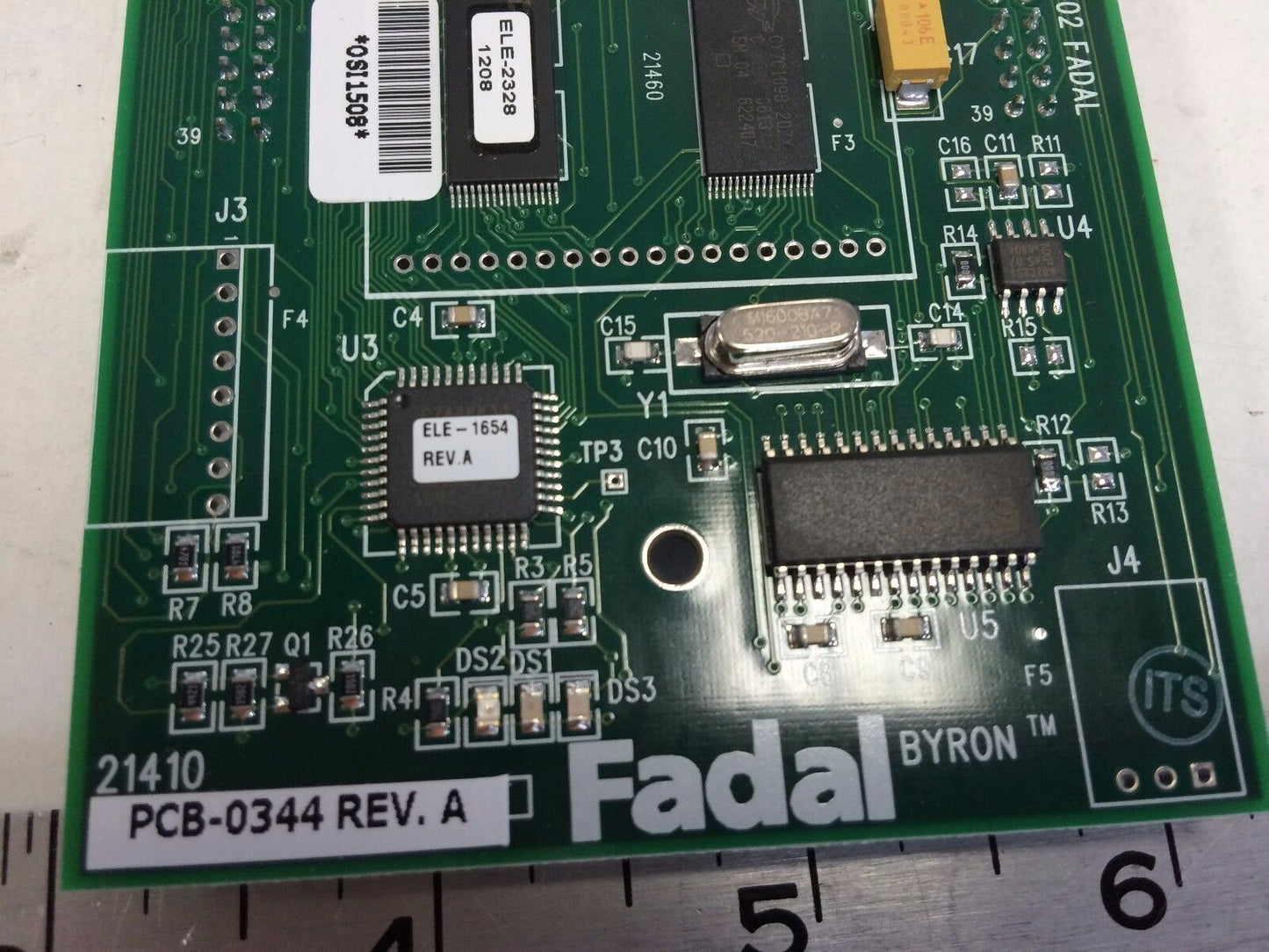 New Fadal Pcb-0344 Rev.A Pc Chiller Board, Byron 21410,Fadal 0344,Cw