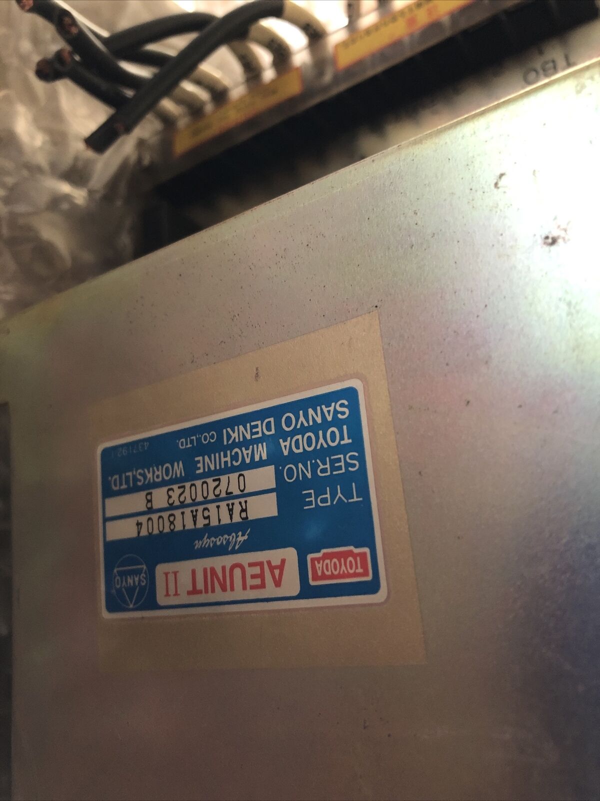 Sanyo Denki Ba050axwta09bf Bl-Super Servo Unit,R-Work,Toyota Ra15a18004,Bg