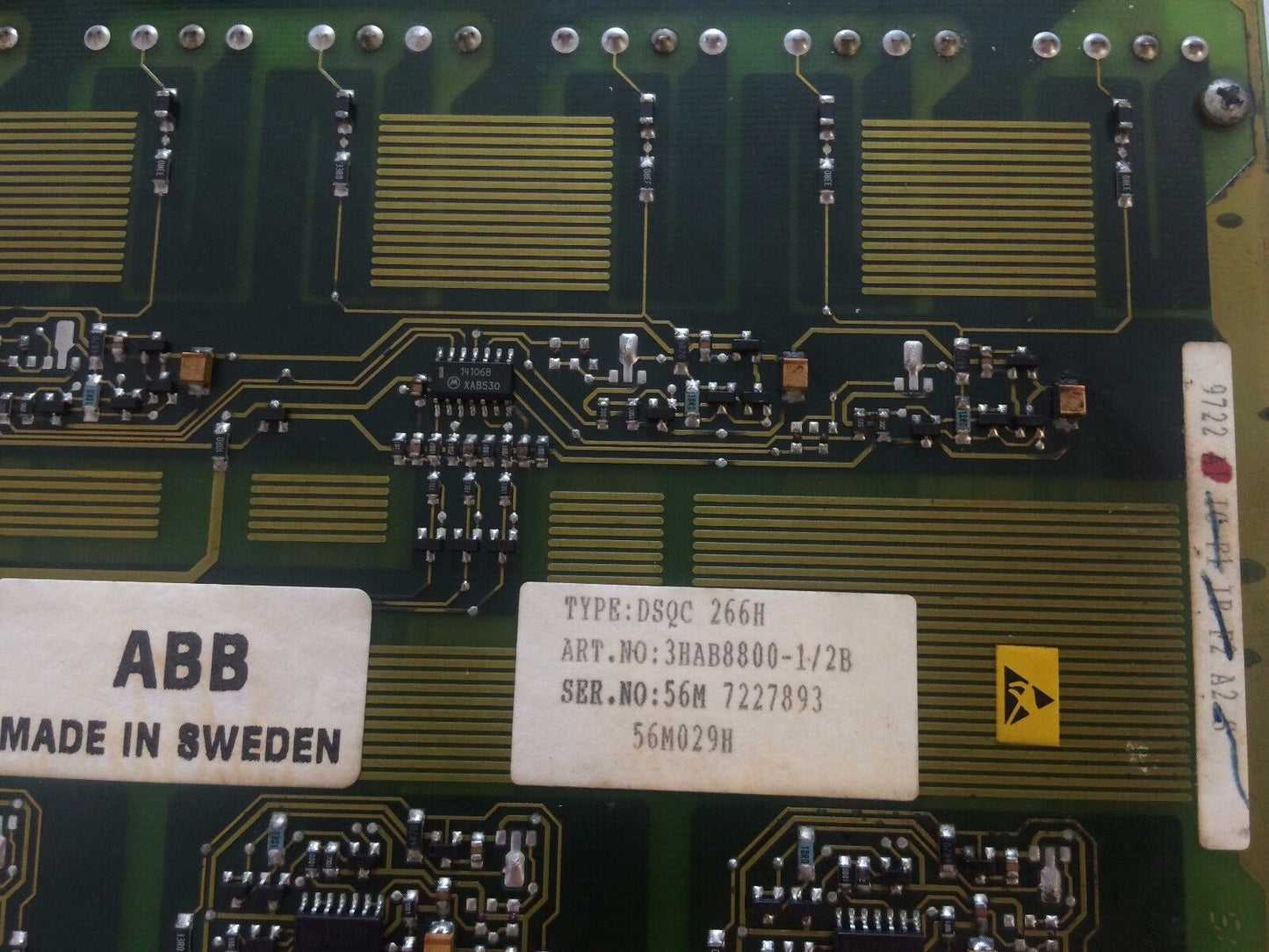 Abb Dsqc 266H Robotic Servo Drive,Acc 49M0-29Ab Cad606, 3Hab8800-1/2B,Ed