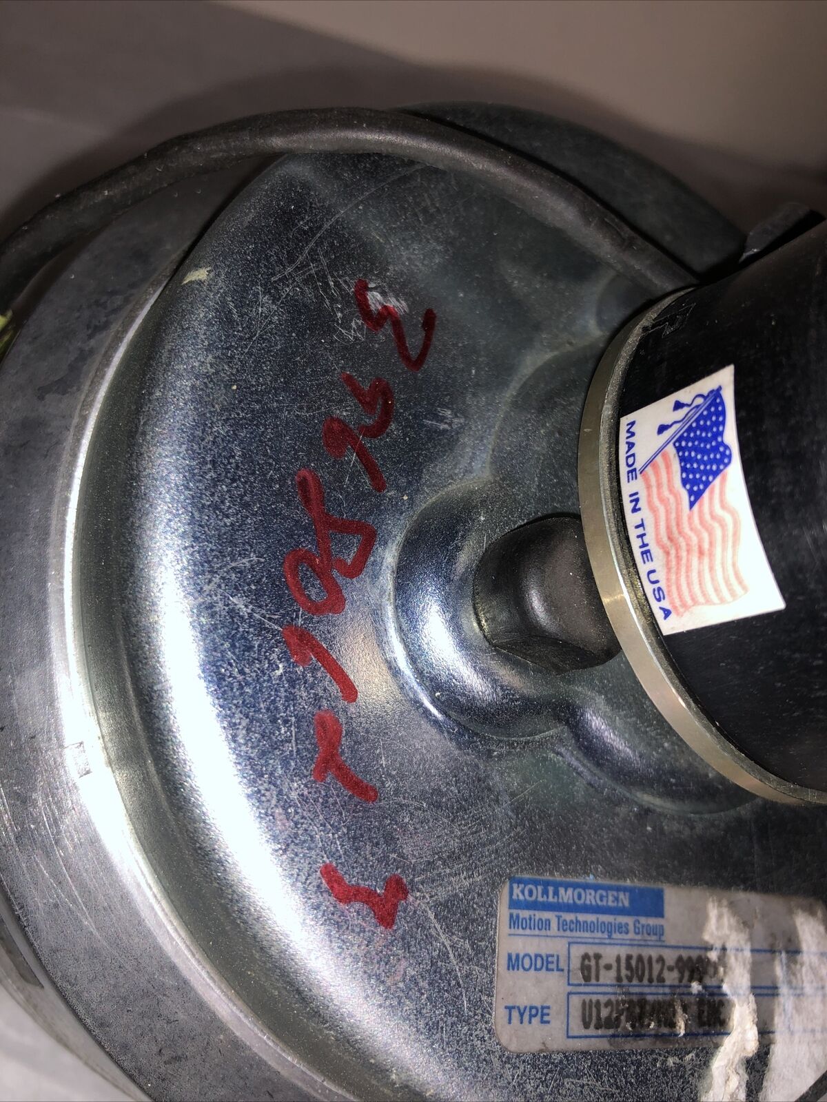 Kollmorgen Gt-15012-999 Electric Motor,.625" Shaft,Pmi,V12fgt/M23 Enc,V12f67,Fg