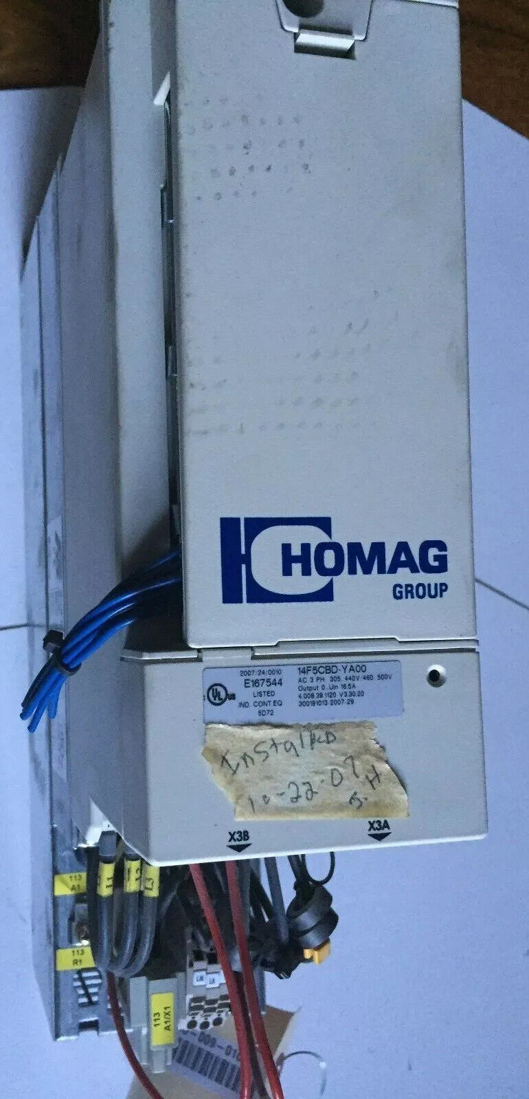 Homag 14F5cbd-Ya00 Combivert,11Kva, Keb 14.E5 T60-A071 Inverter,3Ph,Ea