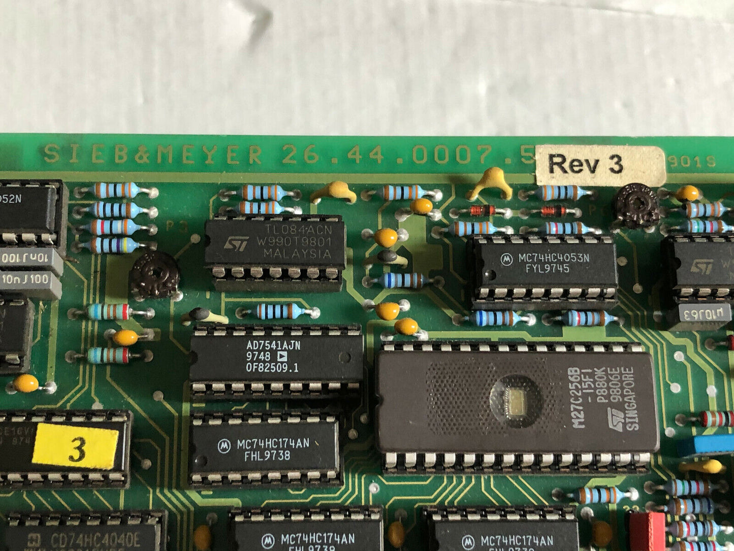 Sieb 26.44.0007.5,Itd 26.50.39 Servo Amplifier Power Supply M18,26.44.0007,Ei