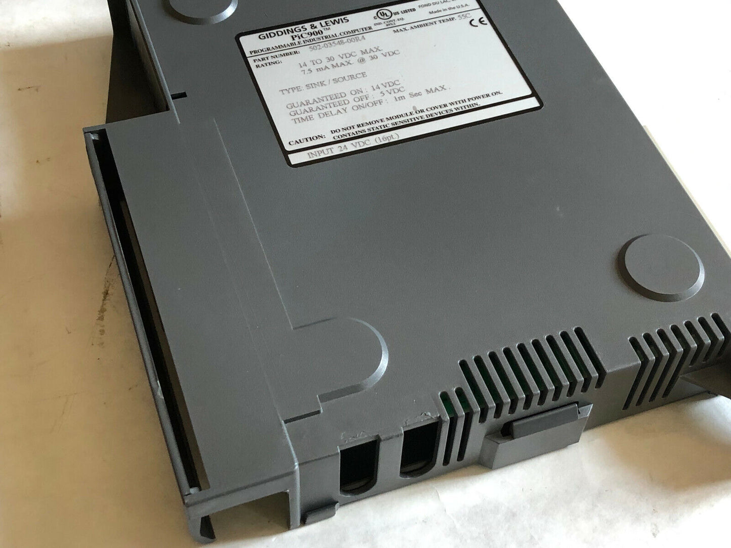 New Giddings & Lewis Pic900,502-03548-00R4 Programmable Computer,Input 24V Dc,Cg