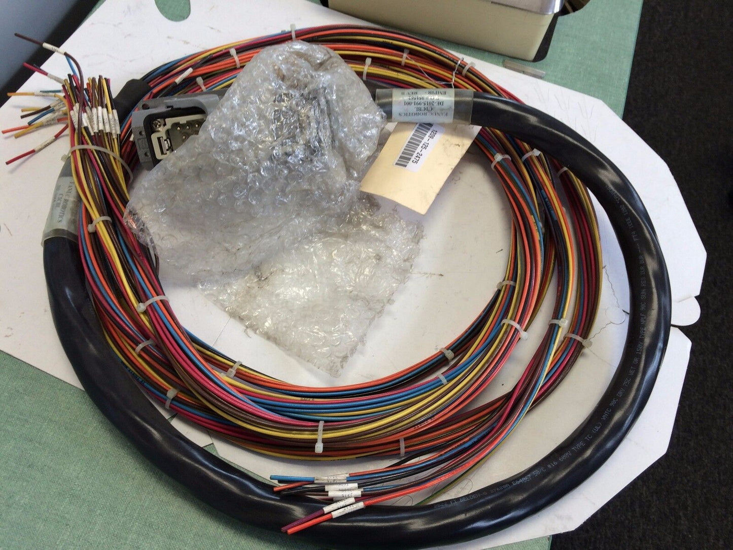 New Fanuc Robotics De-2015-991-001, P.O # 351562 Empir Rev B Connection Cable,Ew