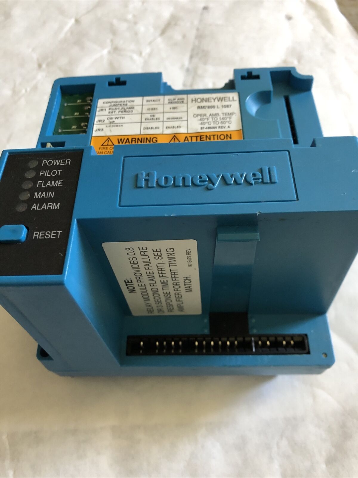 Honeywell Rm7800 L 1087 Burner Primary Controller Rm7800l1087,Rm7800l 1087,Et,Er