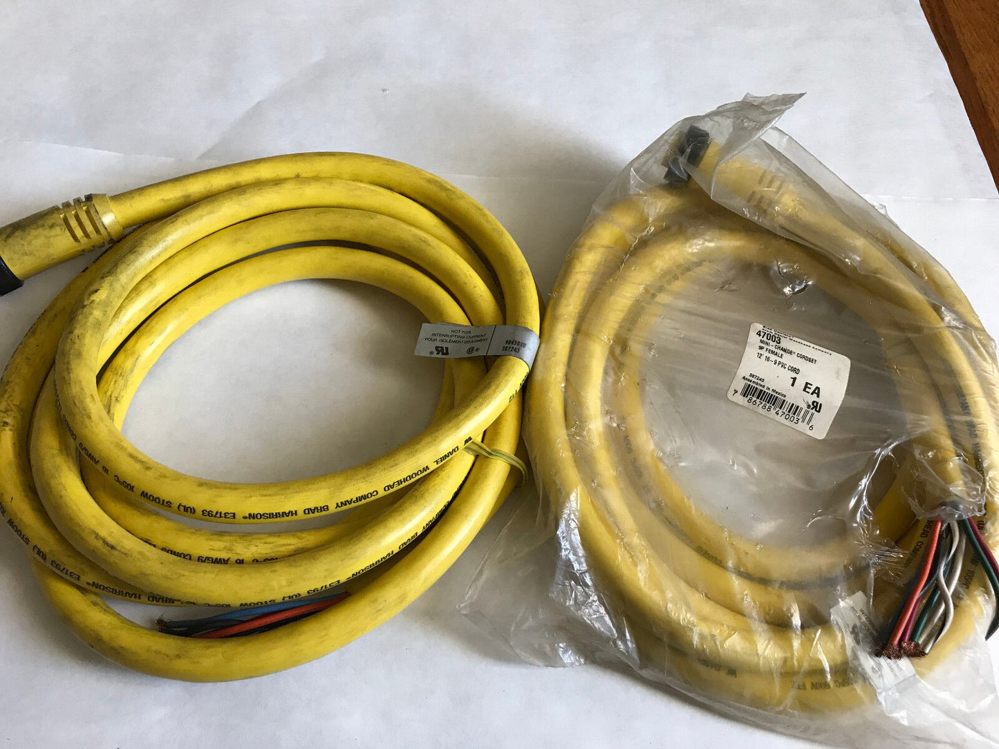 New Brad Harrison 47003 Daniel Woodhead,600 Volt 7Amp,Mini Change Cordset20,Sh