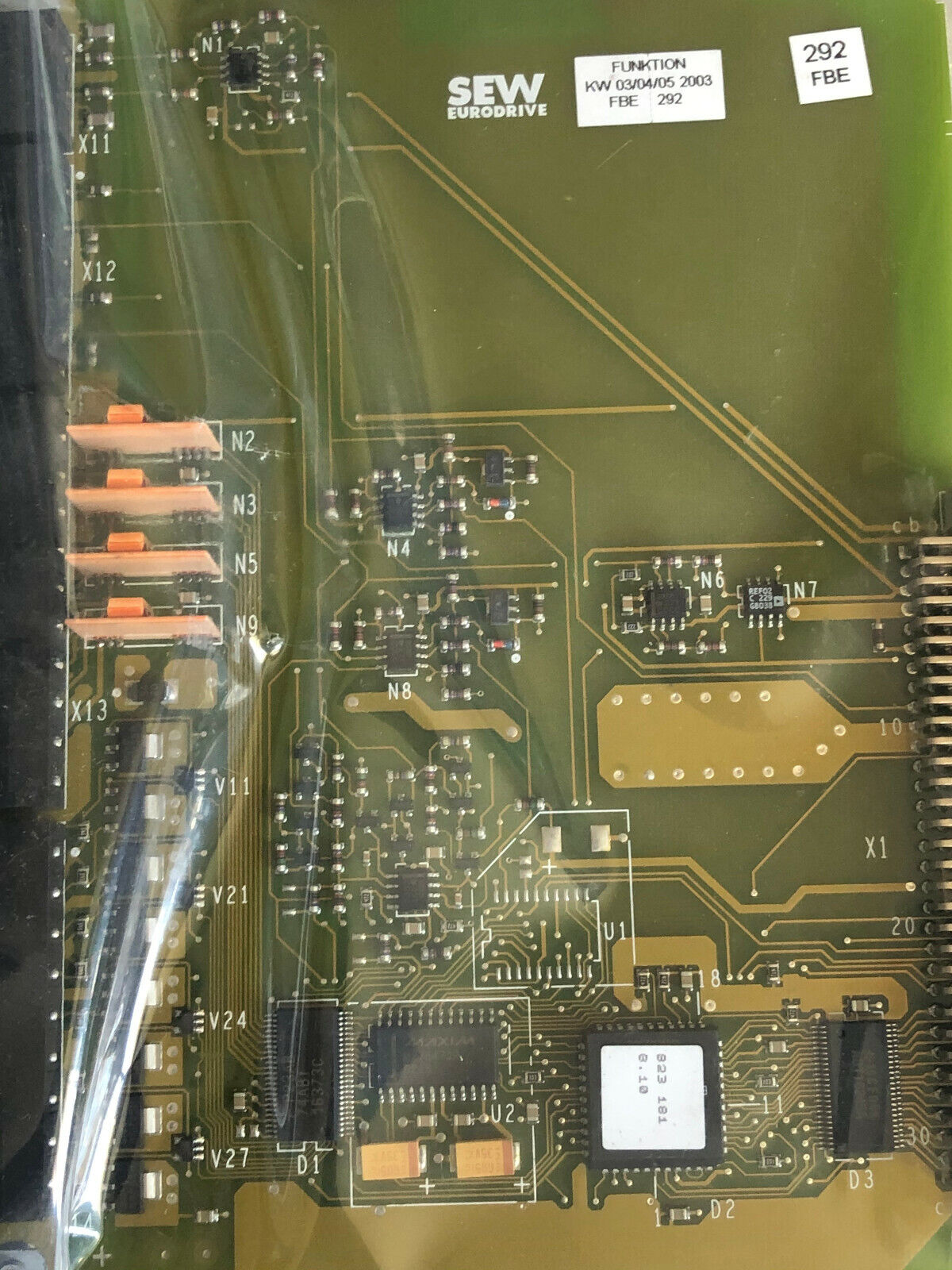 Sew Eurodrive 813 296 8.11 Dio Pcb Interface Card,Sew 8227268 11,8227268.11 ,Bh