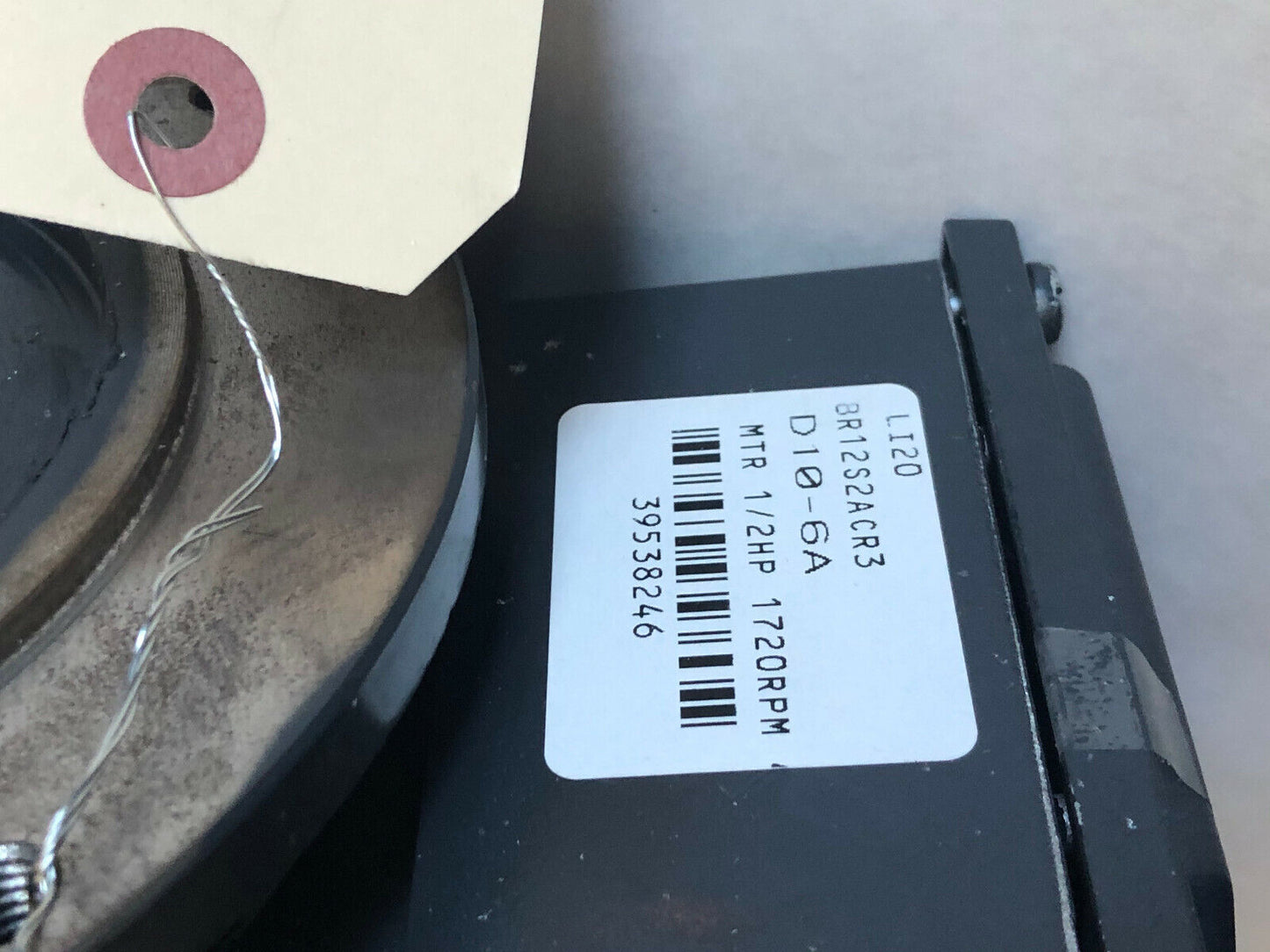 Us Motors Br12s2acr3 Brake Motor 1/2 Hp Nidec Repaired,4Bra12c,Fr56c,Ph3,Tefc,Ch