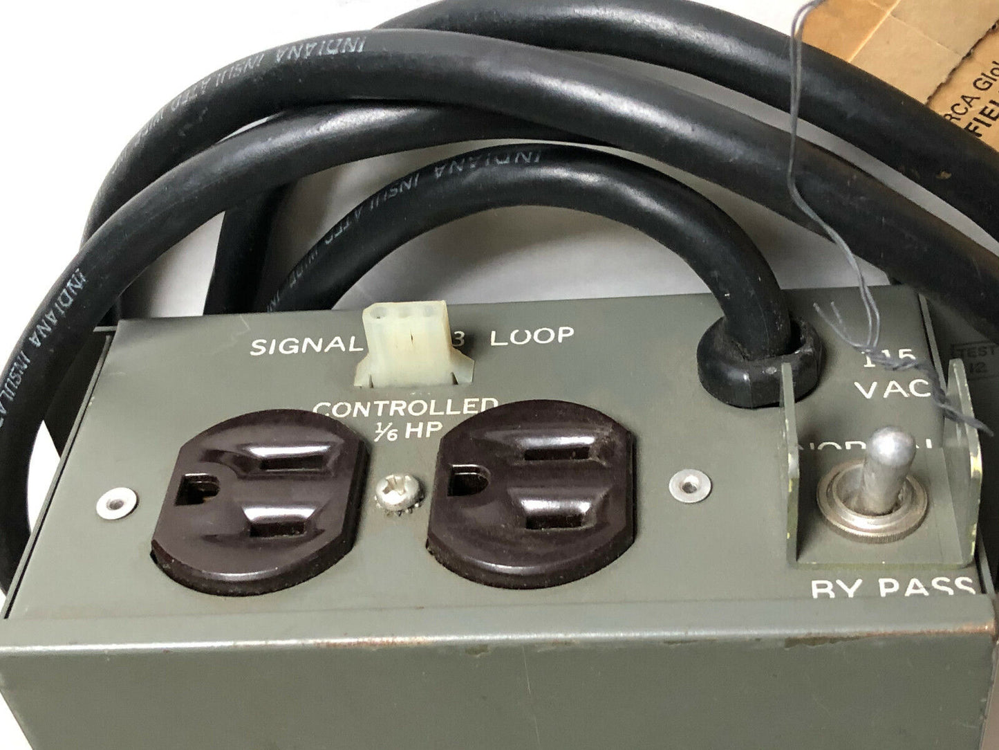 Tempo 651252C Station Motor Control Instrument Time Delay Relay,Cl