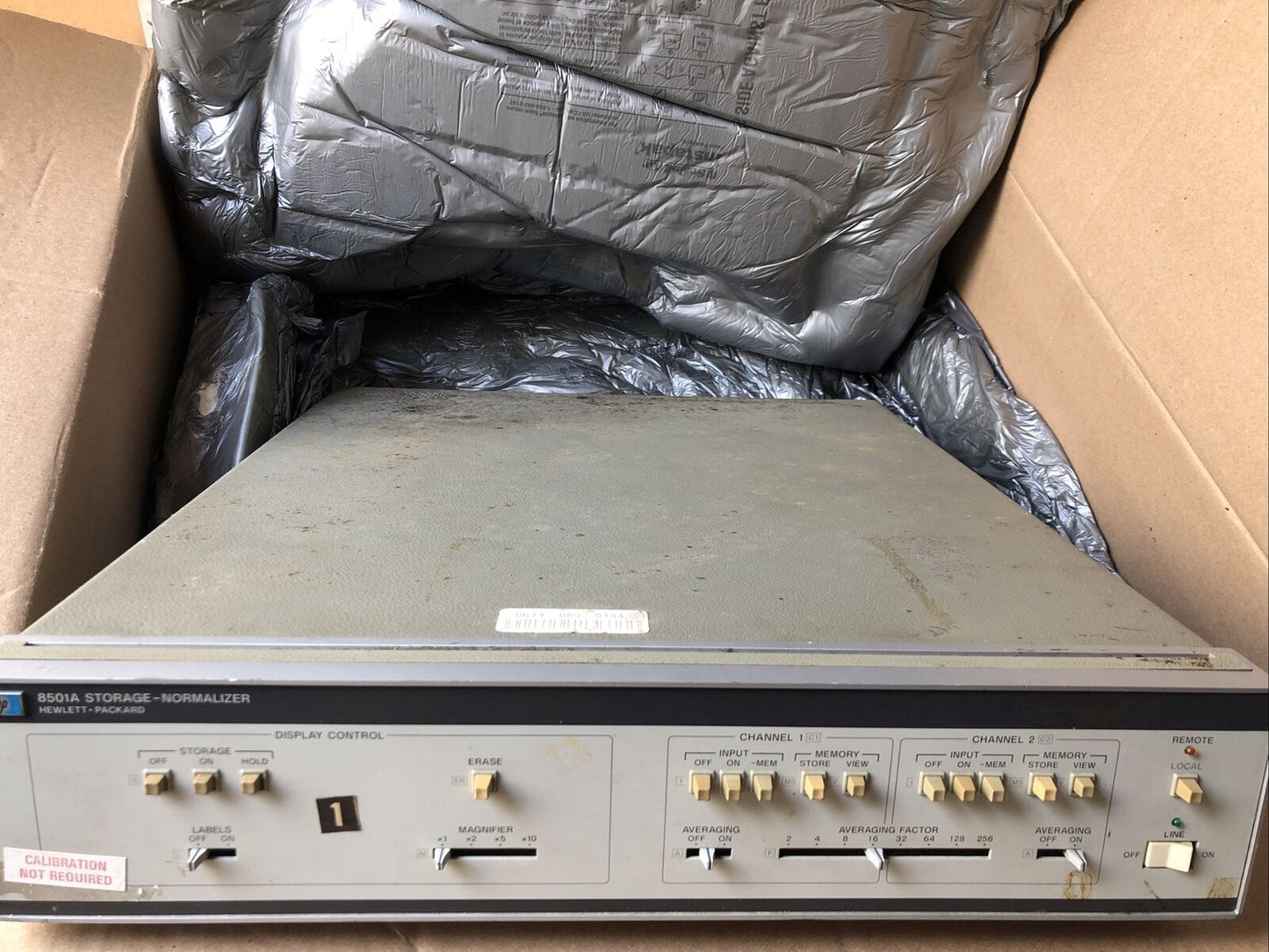 Hp 8501A, Hewlett Packard 8501A Storage-Normalizer Plc, 100-240 Vac,Fj