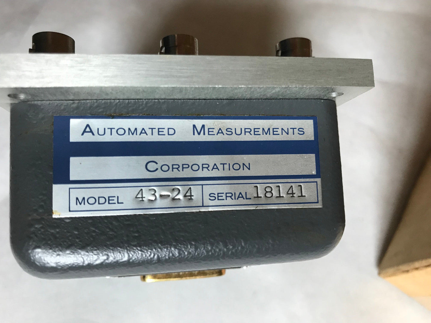 New Automated Measurements 43-24 Type 43 Axel Switch Model 43-24,Sb