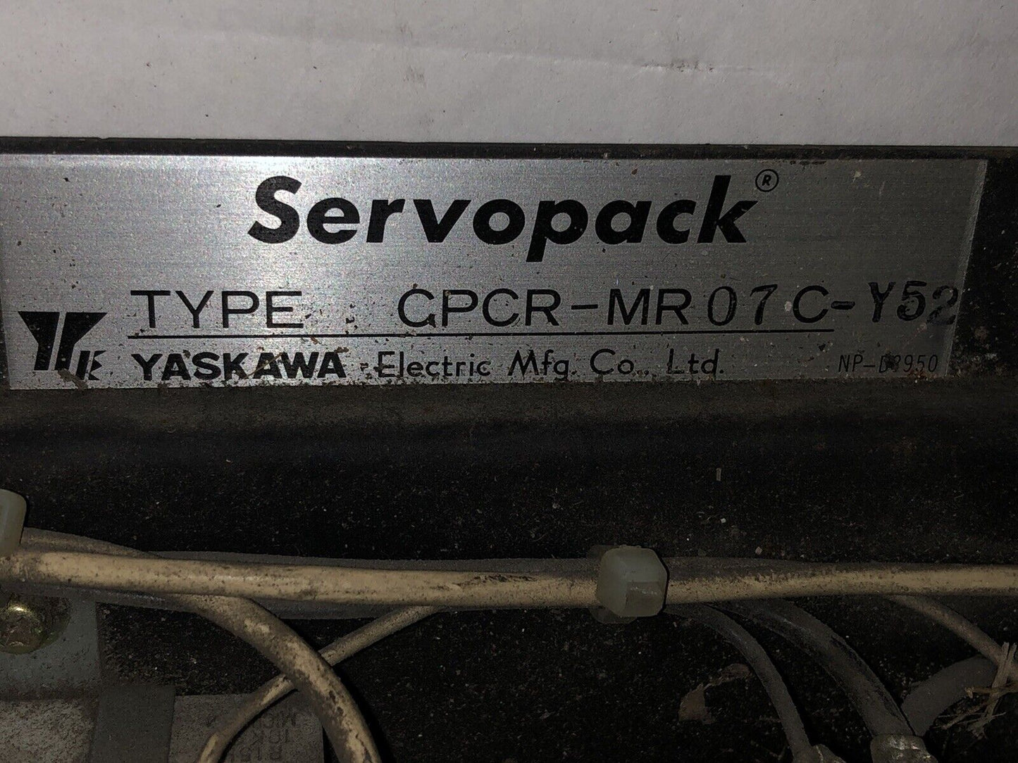 Yaskawa Electric Cpcr-Mr07c-Y52 Servo Pack,Cpcr-Mr-Ca07c-Y52,Tb