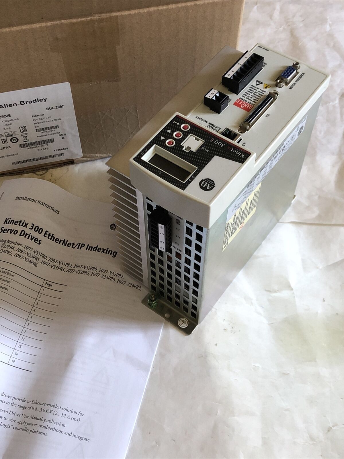 Allen Bradley 2097-V33pr5,Kinetix 300,Fi