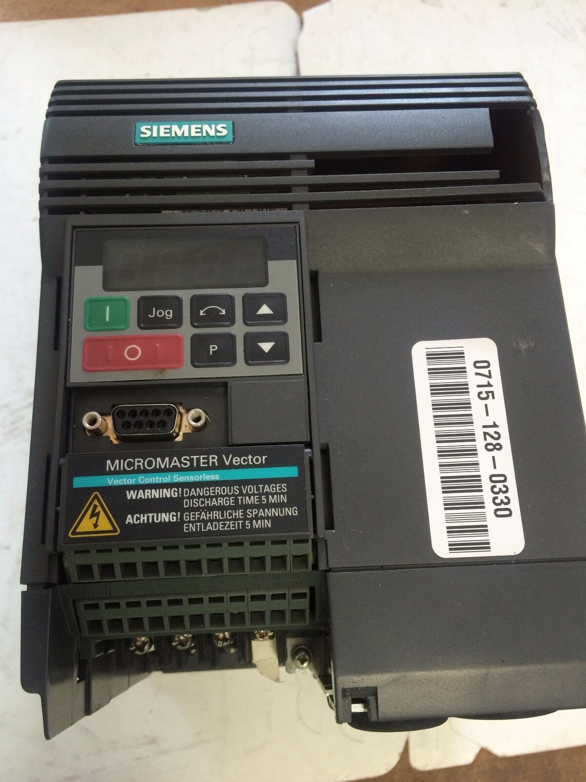Siemens 6Se3215-2Cb40,6Se32152cb40 Micromaster Vector Drive,1.5 Hp,3Ph,230V,Cy