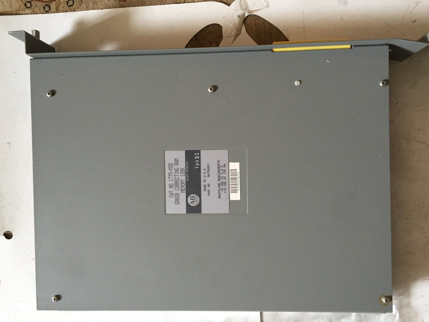 Allen Bradley 1775-Msd Memory Module Error Correcting Ram Memory 128K,Su