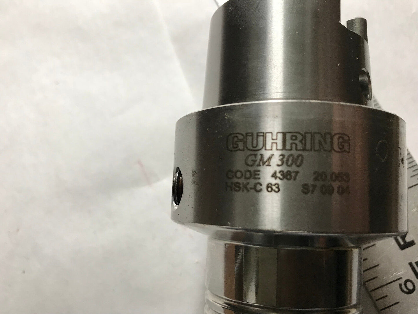 New Guhring 4367 20.063 Gm 300,Hydraulic Chuck,20Mm Capacity,Guhring Hsk-C 63,Tl