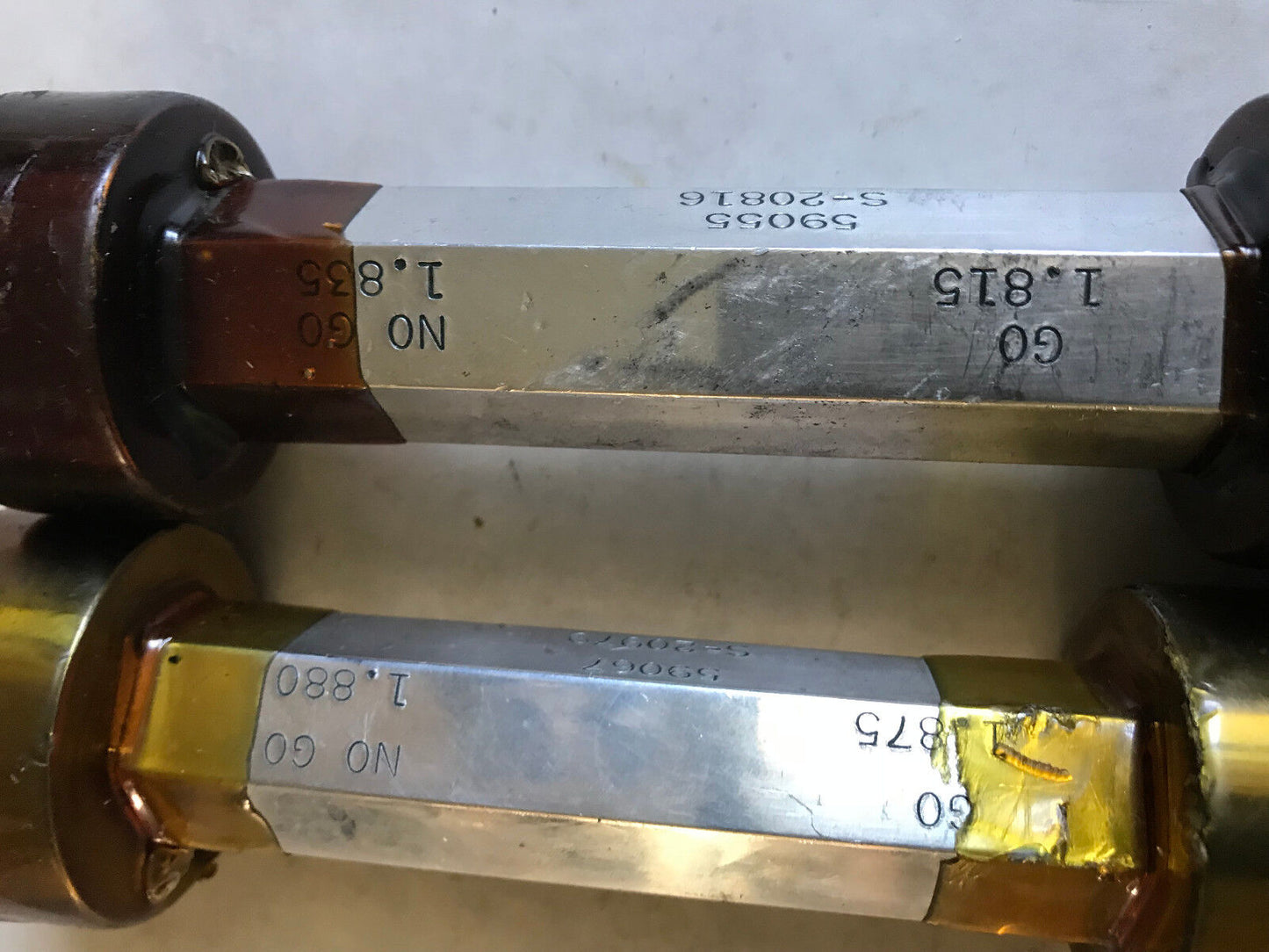 Lot Plug Gage Go Nogo Van Keuren Pmc,Everard 1.815,1.835,1.875,1.880,Es