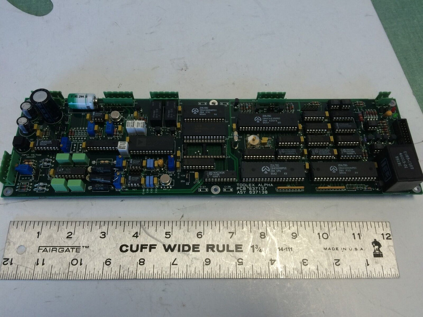 New Old Toolex Alpha Pcb 637137, Asy 637138 Pcb Card, Circuit Board,Em