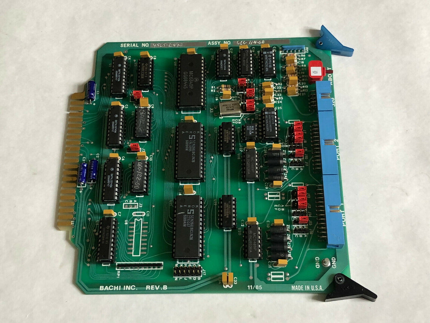 Bachi 060-114-08,11/85 Cpu Circuit Board,Cf
