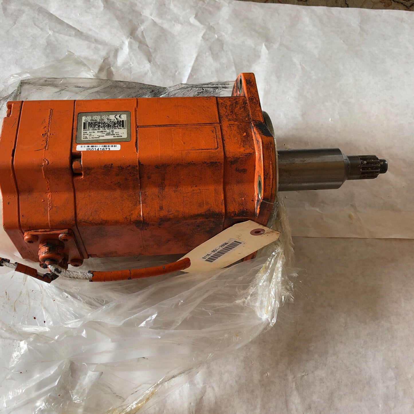 Siemens 1Fk6083-6Az21-9Zz9-Z S01,Abb 3Hab5760-1/06 Serov Motor,3Hab57601 06,Td