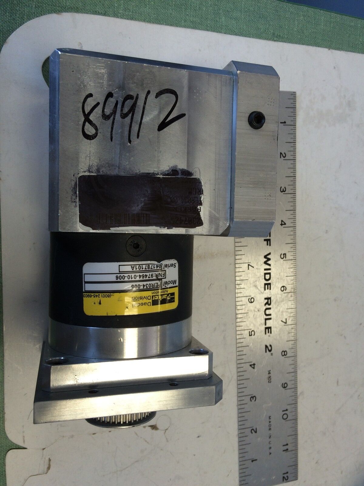 Parker Per034-005 Gear Box 90 Degree ,97464-010-006 (Excellent!!) Gear Motor,Bb