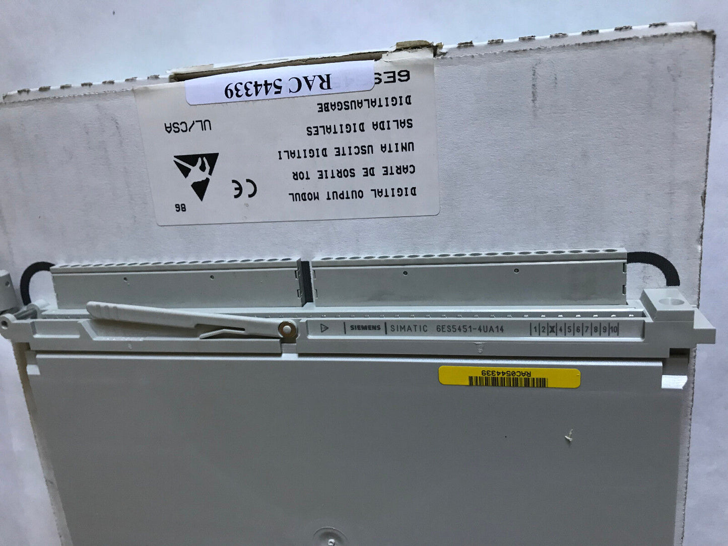 Siemens 6Es5451-4Ua14 Simatic S5 Digital Output Module Rac544341 F979v6052a1,Ea