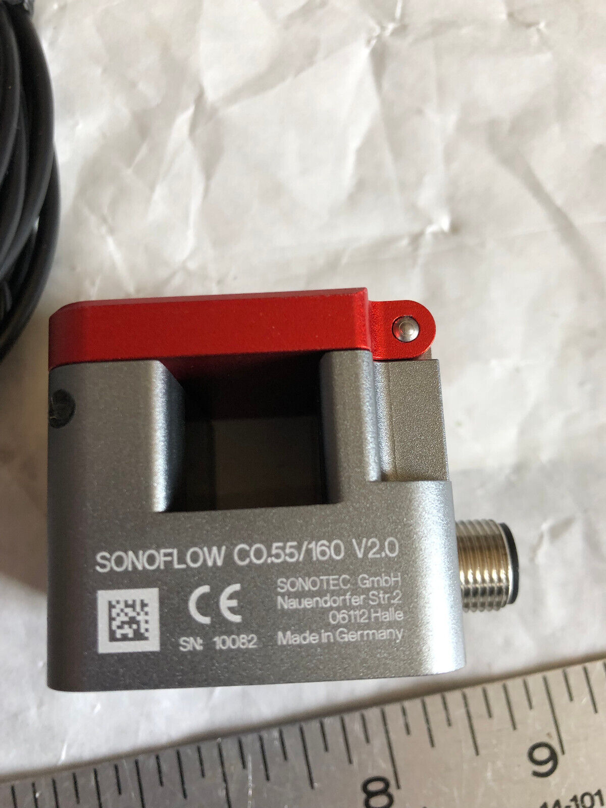 New Sonotec Sonoflow Co.55/160 V2.0 Yltrasonic Clamp-On Flow Meter,Jswu01,Ss