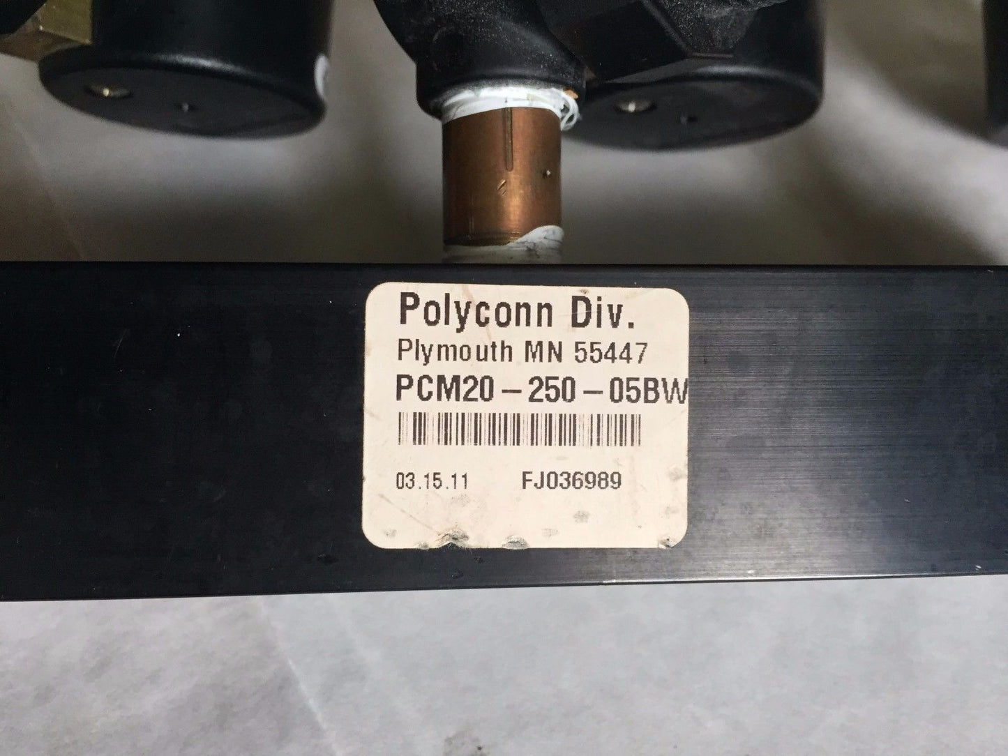 New Polyconn Pcm20-250-05Bw,Ashcroft 15Psi,Ii 2 Gd Gauge Manifold,Eg