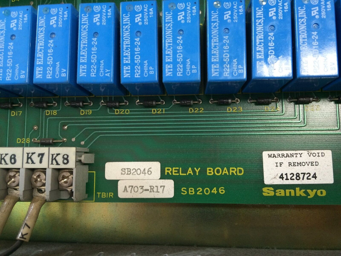 Sankyo Mtcb-05,Sb-2035-01,Sb2017,A704-M16,M22,Baud,Sb2046 Relay Plc Board,Tc