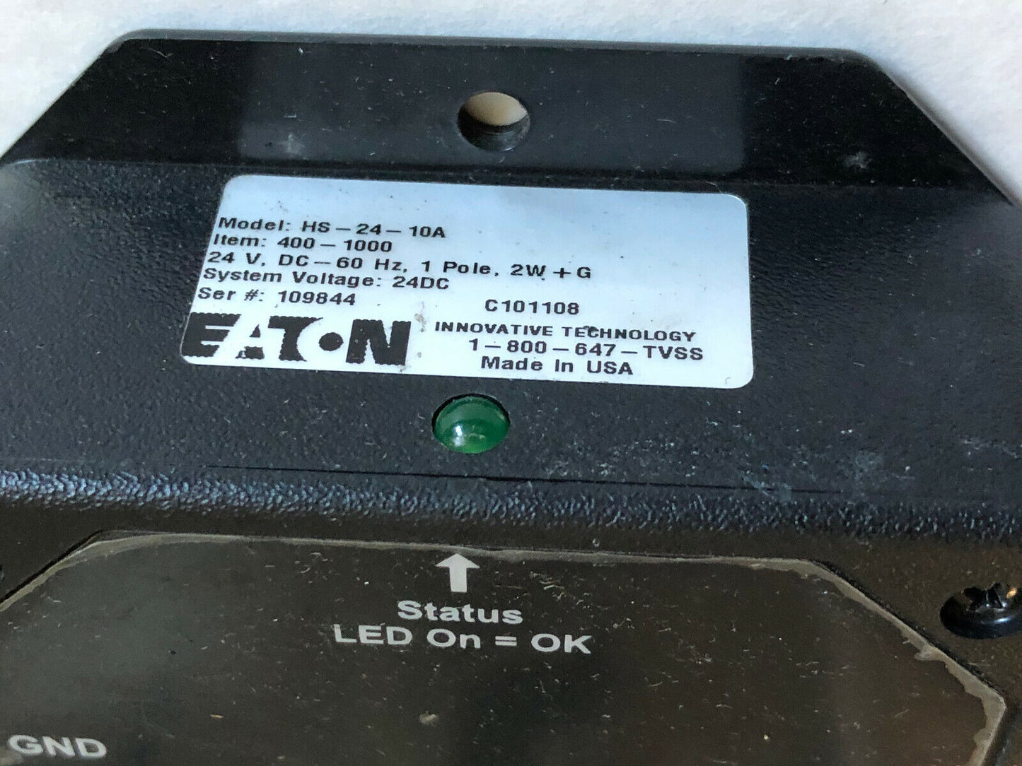 Eaton Hs-24-10A Surge Suppressor,400-1000,Eaton Innovative Technology,Spd,Cf