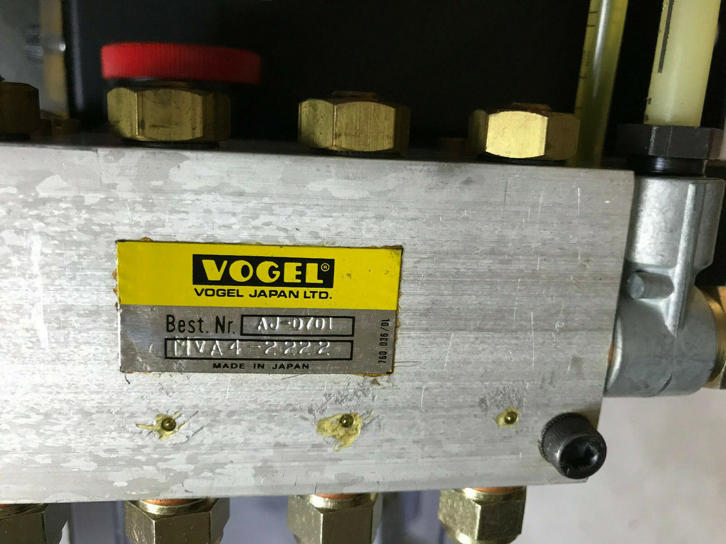 Vogel Mva4-2222 Lubricator Aj-0701,L00-2A-0F/Mva4-2222,L00-2A-0F,Aj-1101,Pump,Sn