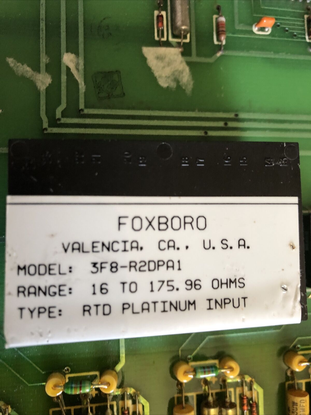 Foxboro 3F8-R2dpa1,Foxboro A2048jm-F,F8439f Pcb Rtd Digital Converter,A2048jl,Eb