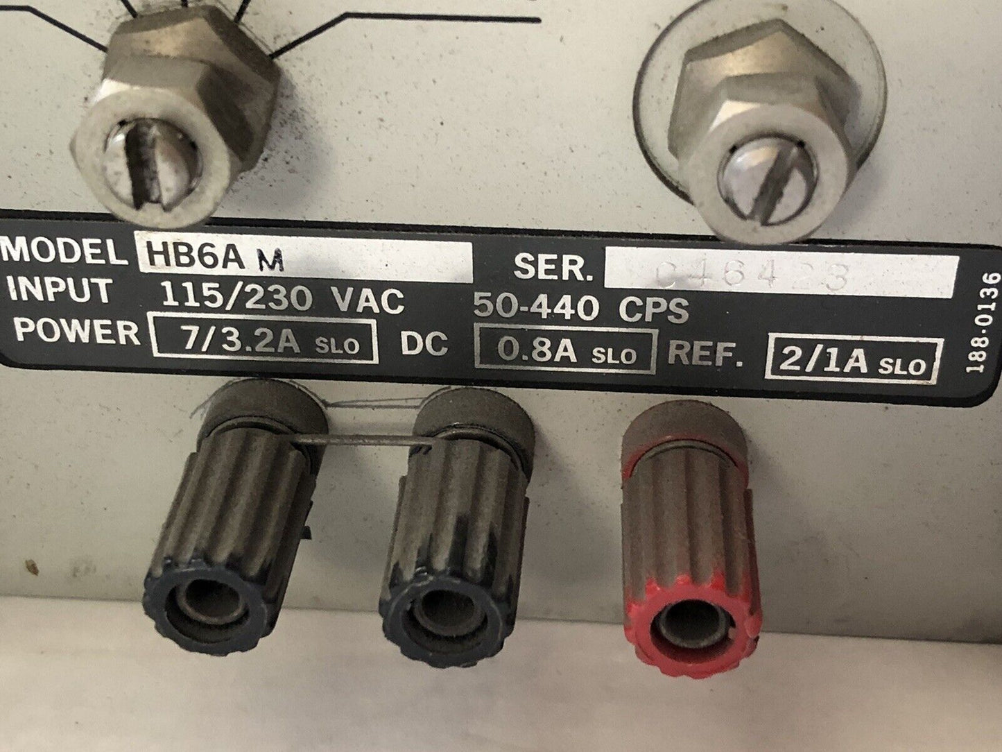 Kepco Hb6a M Power Supply,115/230 Vac,Kepco Hb6a,Tn