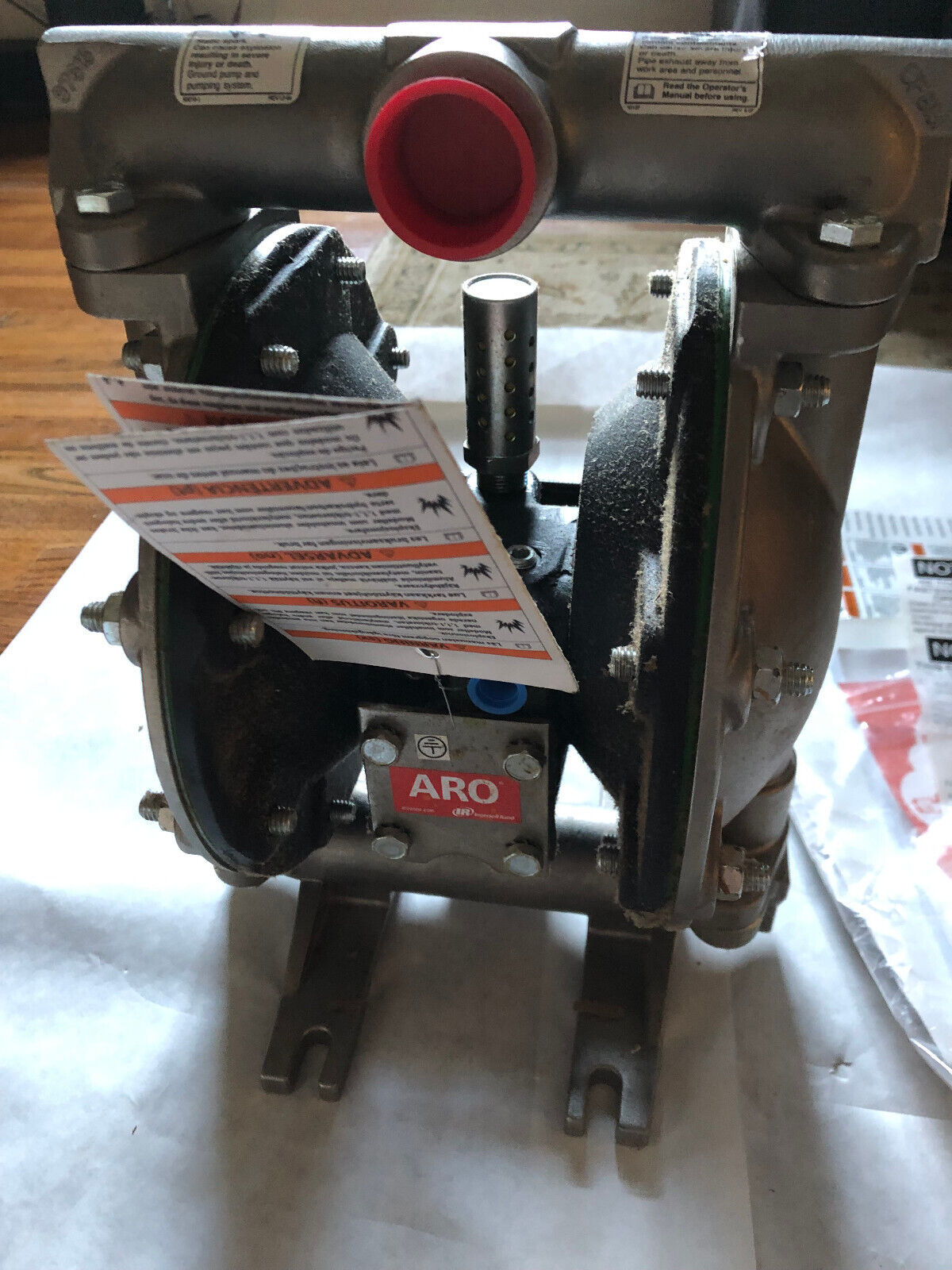 New Aro 666101-244-C 1" Metal Diaphragm Pump. 120Psig,66610T-244-C,666101 244,Al