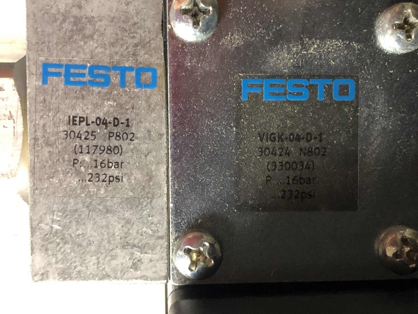 Festo Valve Vimp-04-D-1,Muhx2-Zp-D-1-24G,Iepr-04D1,Vigk-04-D,J-5/2-D-1C,Ev