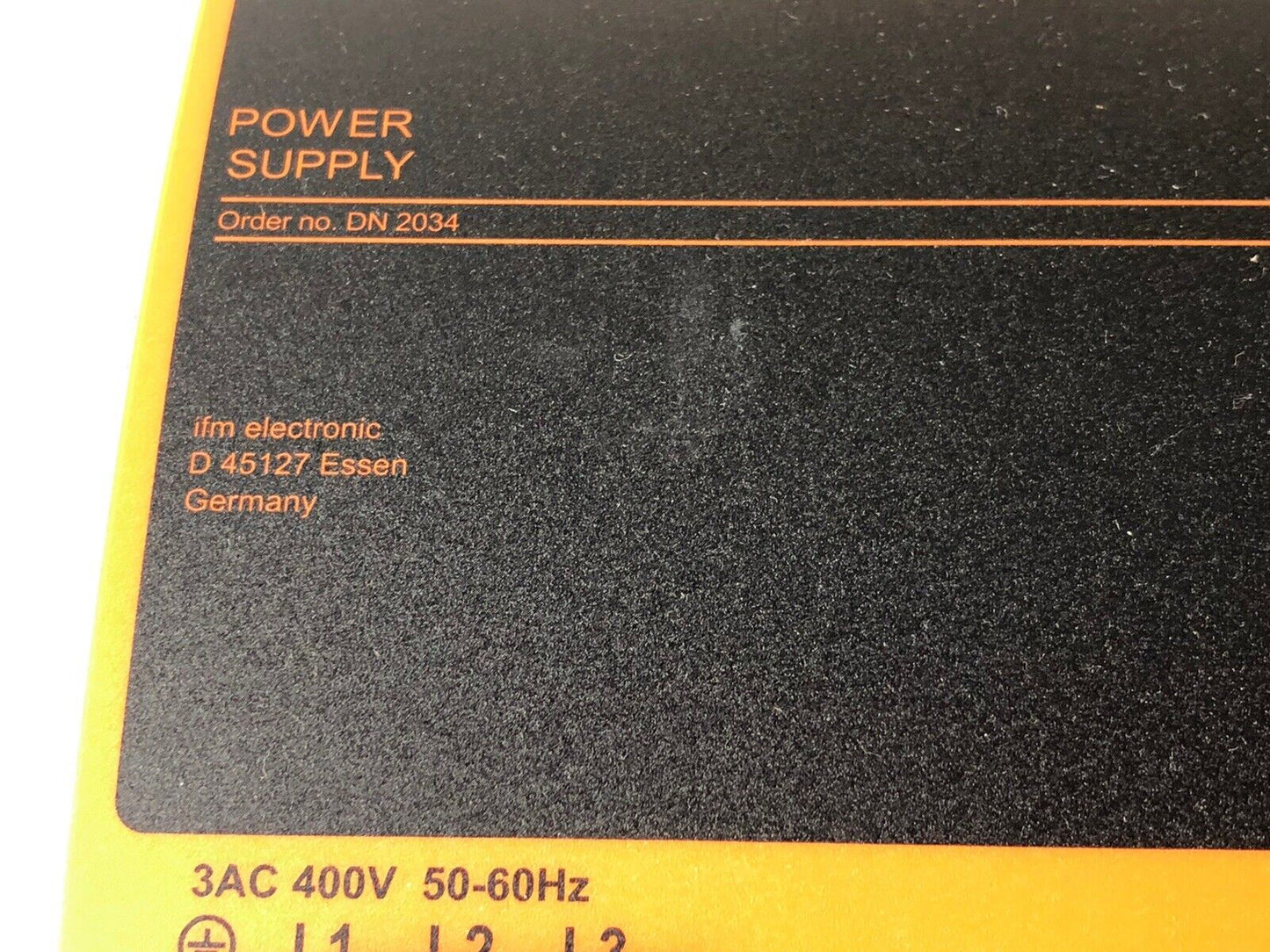 New Ifm Electronic Ecomat 200 Dn2034 Mode Power Supply,3 X 400Vac/ 24Vdc- 20A,Ac