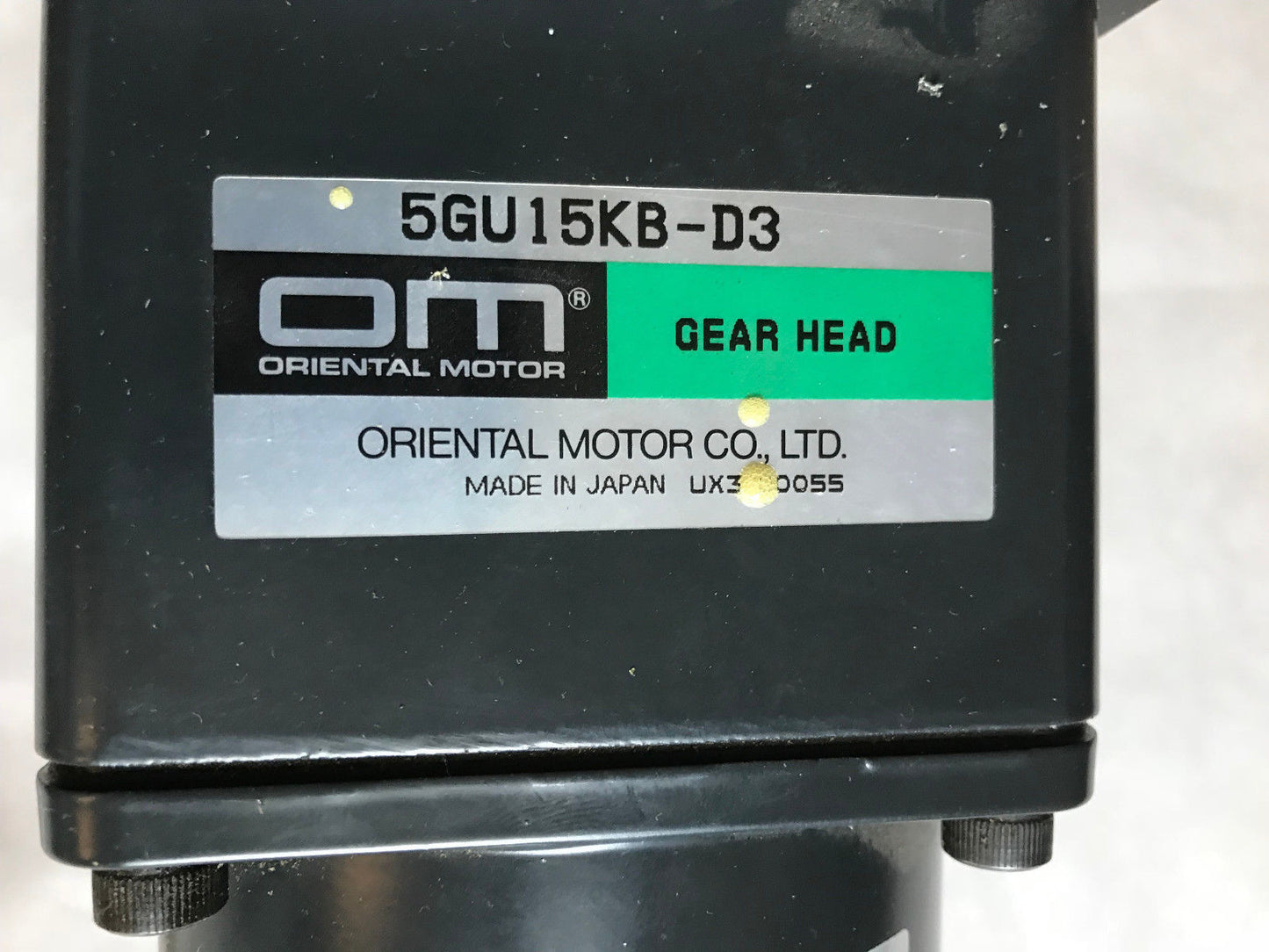 Oriental Motor 5Gu15kb-D3 Ac Gear Motor,Om 5Rk60gu-Amf2 60W 100V,Sif-1800,Sb