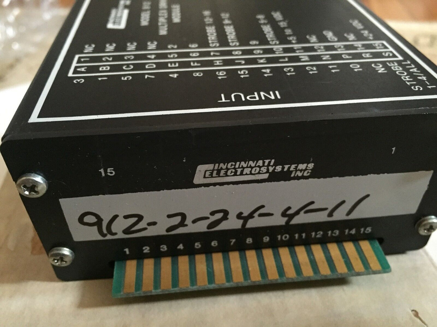 Cincinnati Electrosystems 912 Multiplex Driver Module 912-2-24-4-11,788Cei,Dd