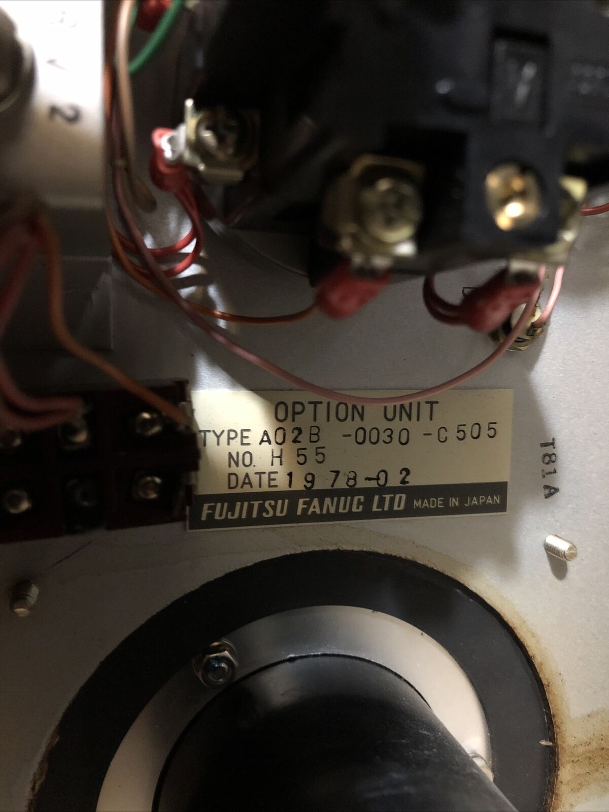 Fujitsu Fanuc A02b-0030-C505 ,A350-0005-T322/03 (Some Button Missed),Be