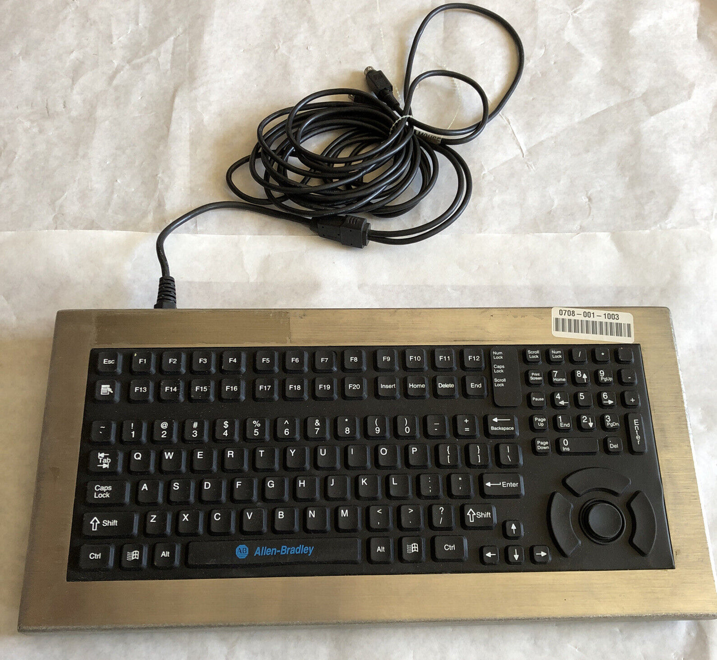 Allen Bradley 6189-Kbdeps1, Keyboard Plc Operator Interface,Ea