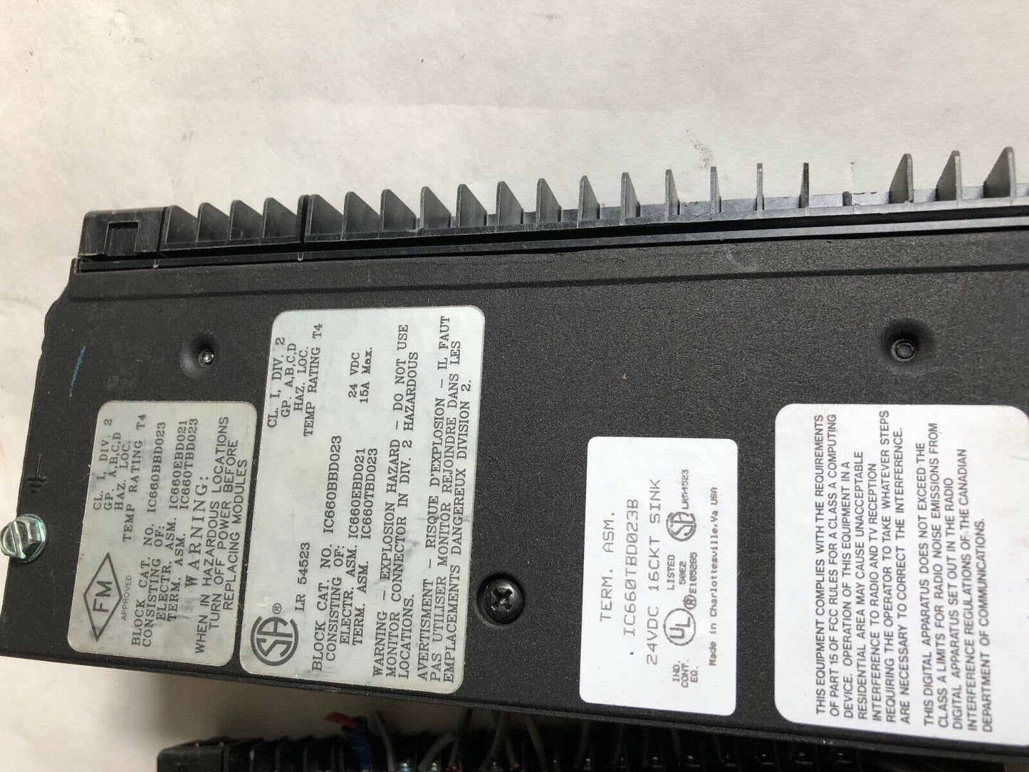 Ge Fanuc Ic660bbd023 Block 24Vdc Sink I/O 16 Circuits,2/3 Wire Sensor C,Sk