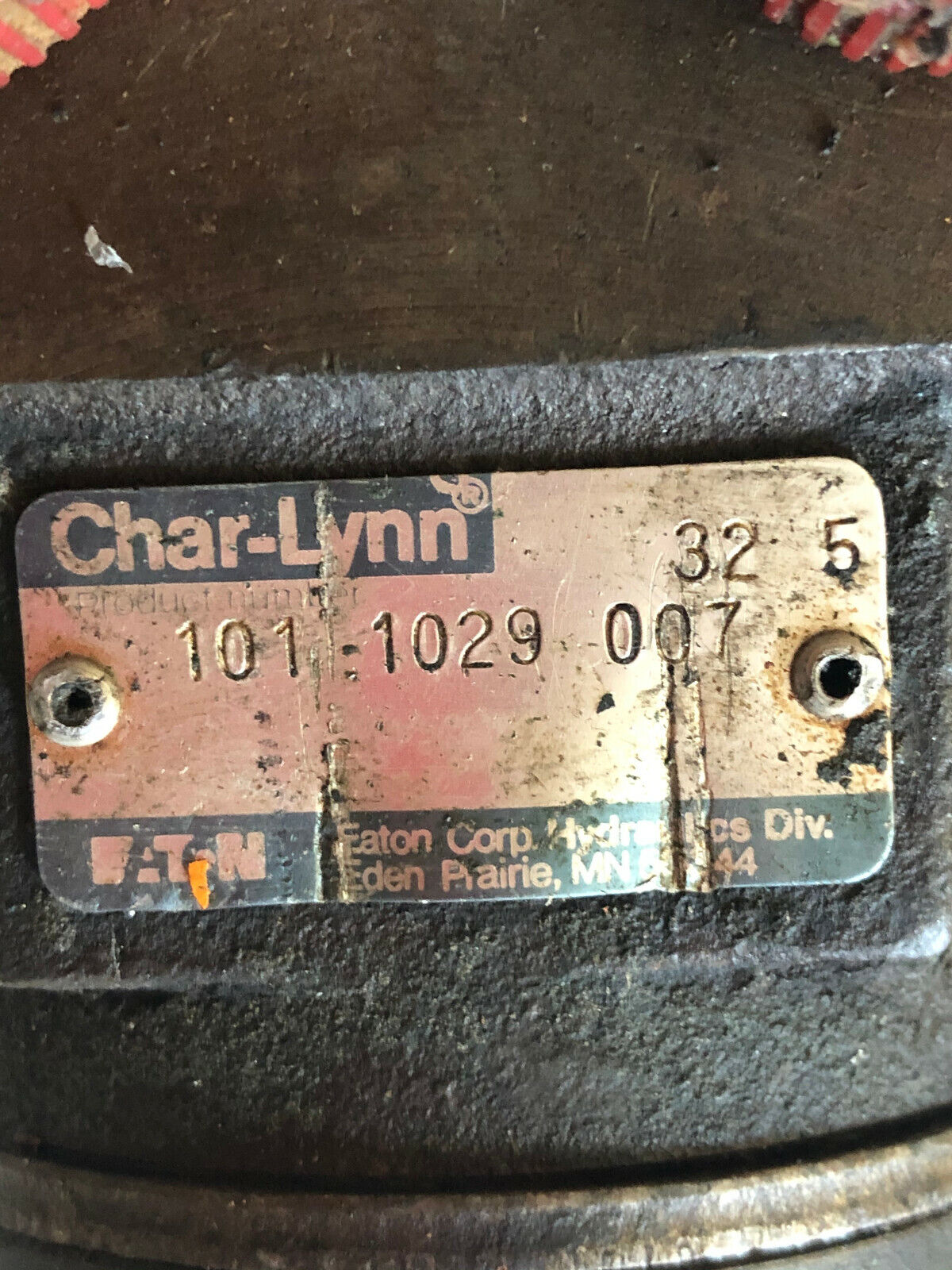Eaton 101-1029-007 Hydraulic Motor Pump,1" Shaft Diameter ,Ta